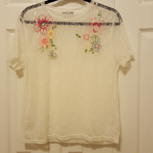 Zara Tops - Zara lace popover